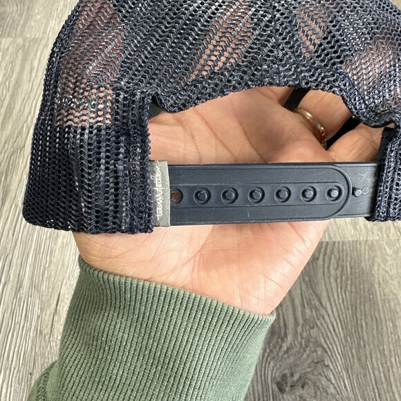 Travis Mathew Golf Snapback Trucker Hat Ball Cap Embroidered Blue Embroidery - Picture 6 of 9